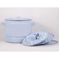 Мантоварка (Позница) 9,0л без/декора (3 вставки) Белый рябчик